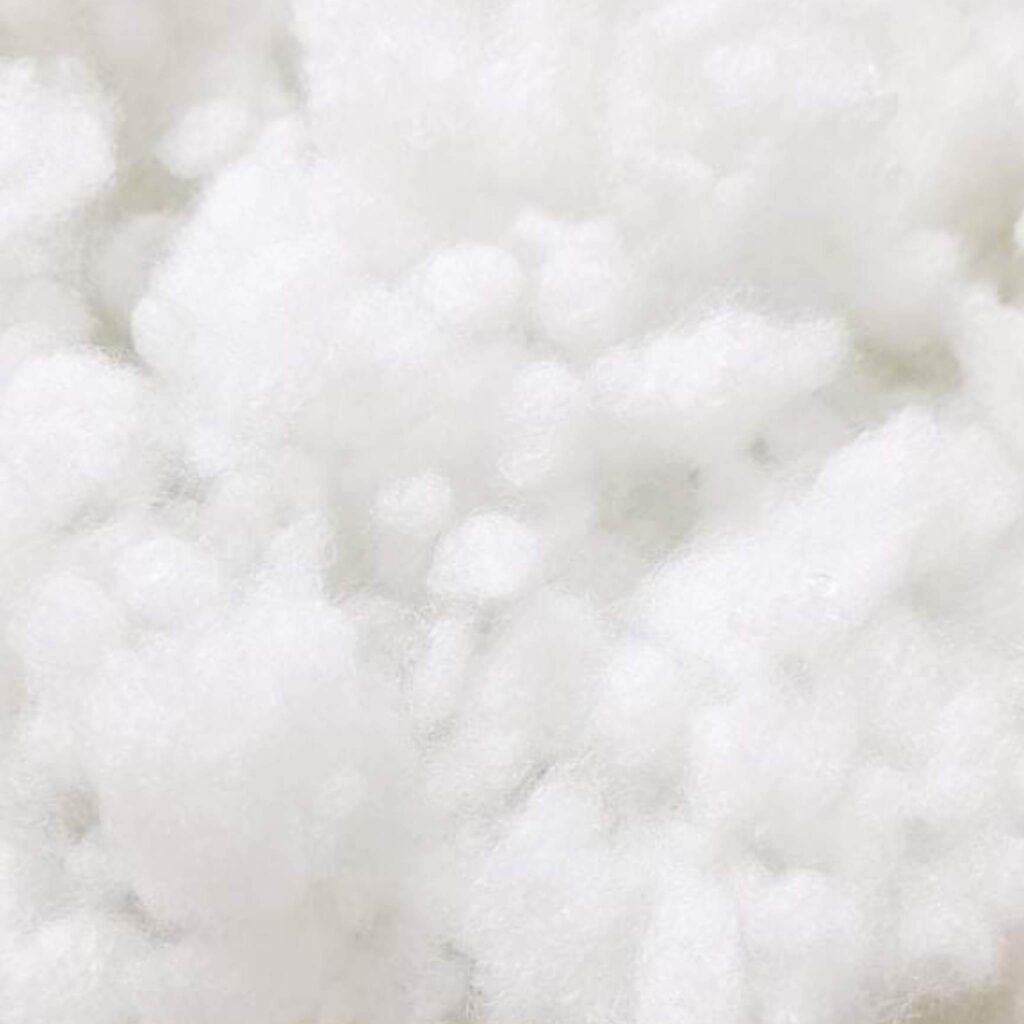 bông hạt nguyên sinh chống xẹp