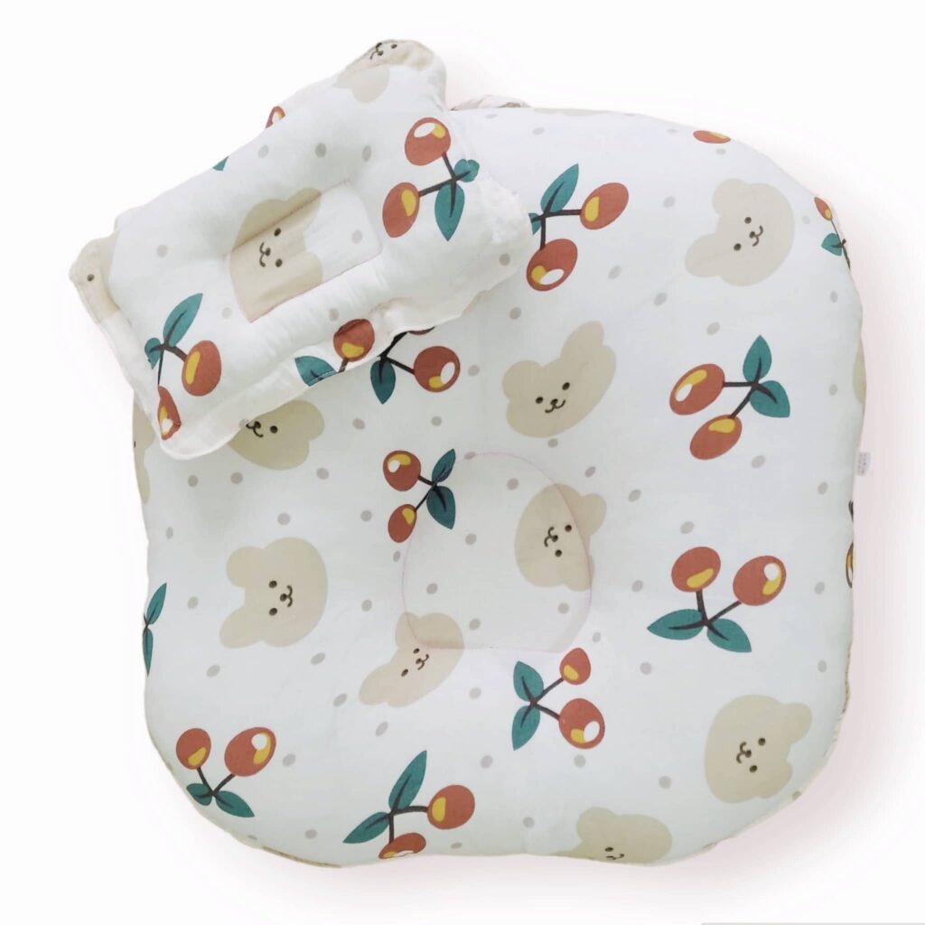 Gối chống trào ngược xô muslin cho bé sơ sinh