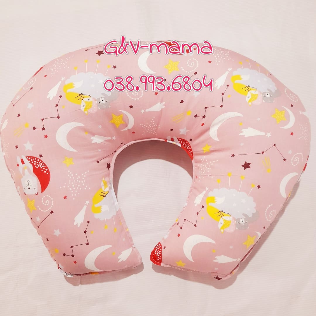 Gối chữ C cho bé bú